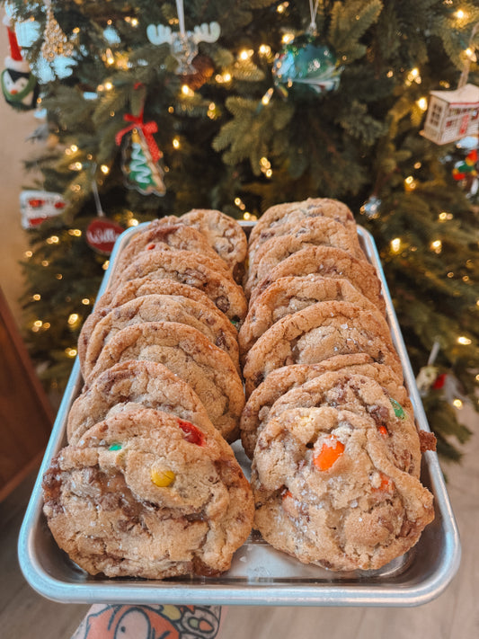 Brown Butter Candy Collision Cookies